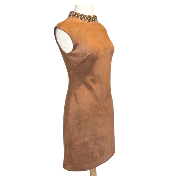 Bnwt Vince Camuto Faux Suede Mini Dress - Picture 3 of 15